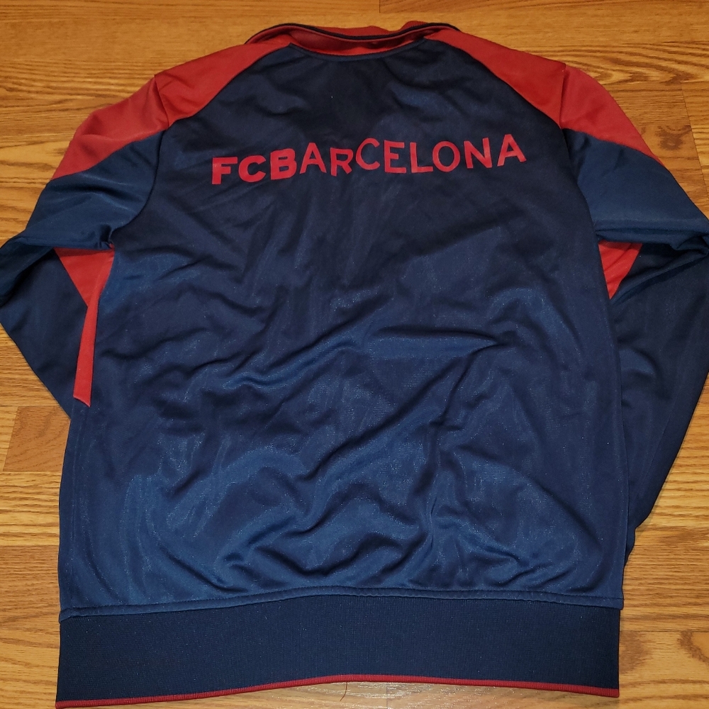 Fc Barcelona Jacket Size Small Euc - image 7